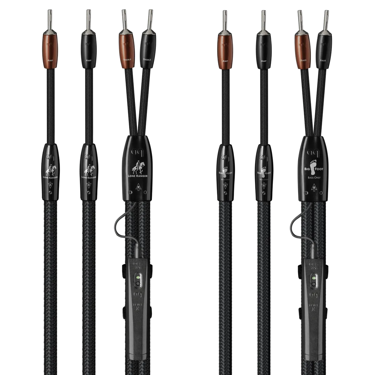 AUDIOQUEST Lone Ranger + BigFoot BiWire Combo 主圖