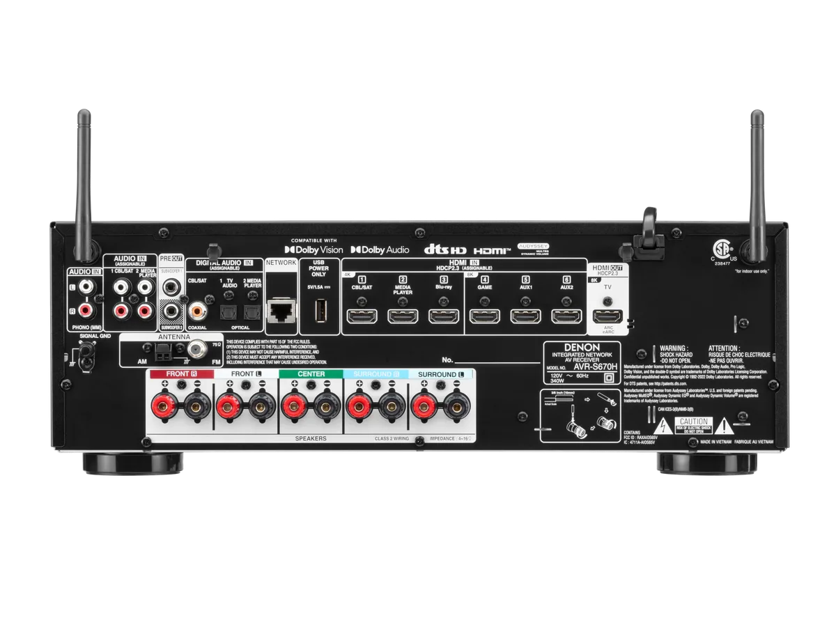 DENON AVR-S670H 產品圖片 2