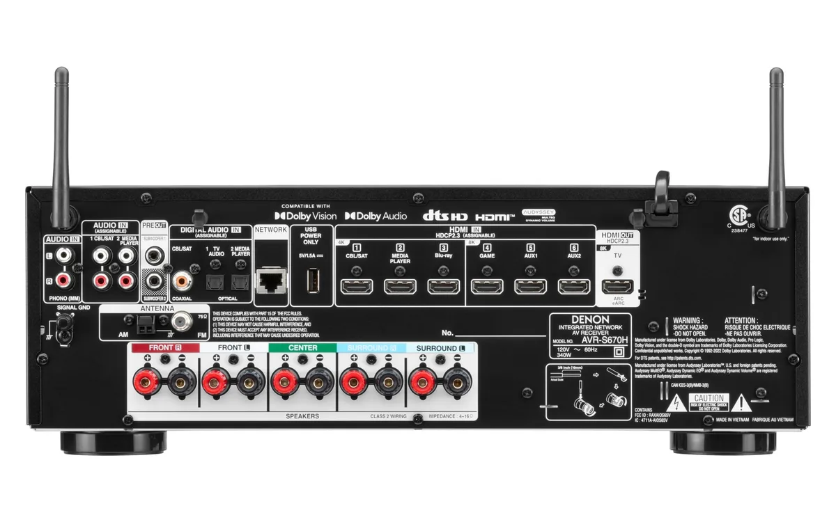 DENON AVR-S670H 產品圖片 2