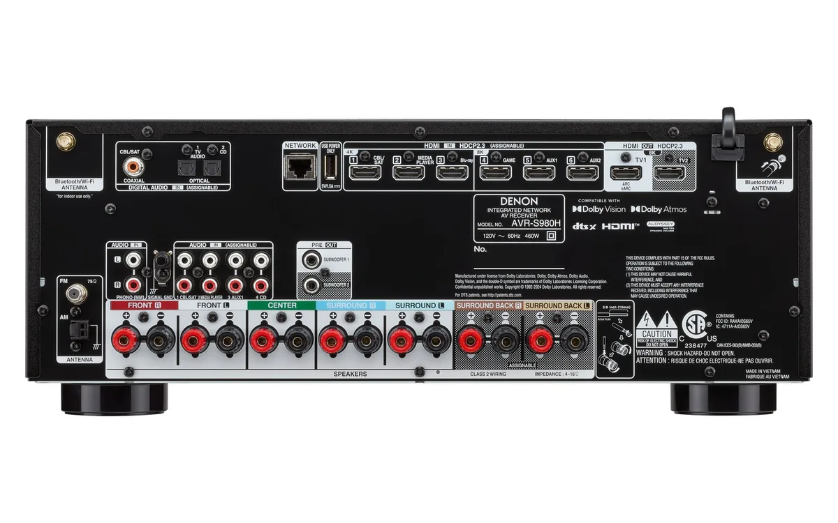 DENON AVR-S980H 產品圖片 5