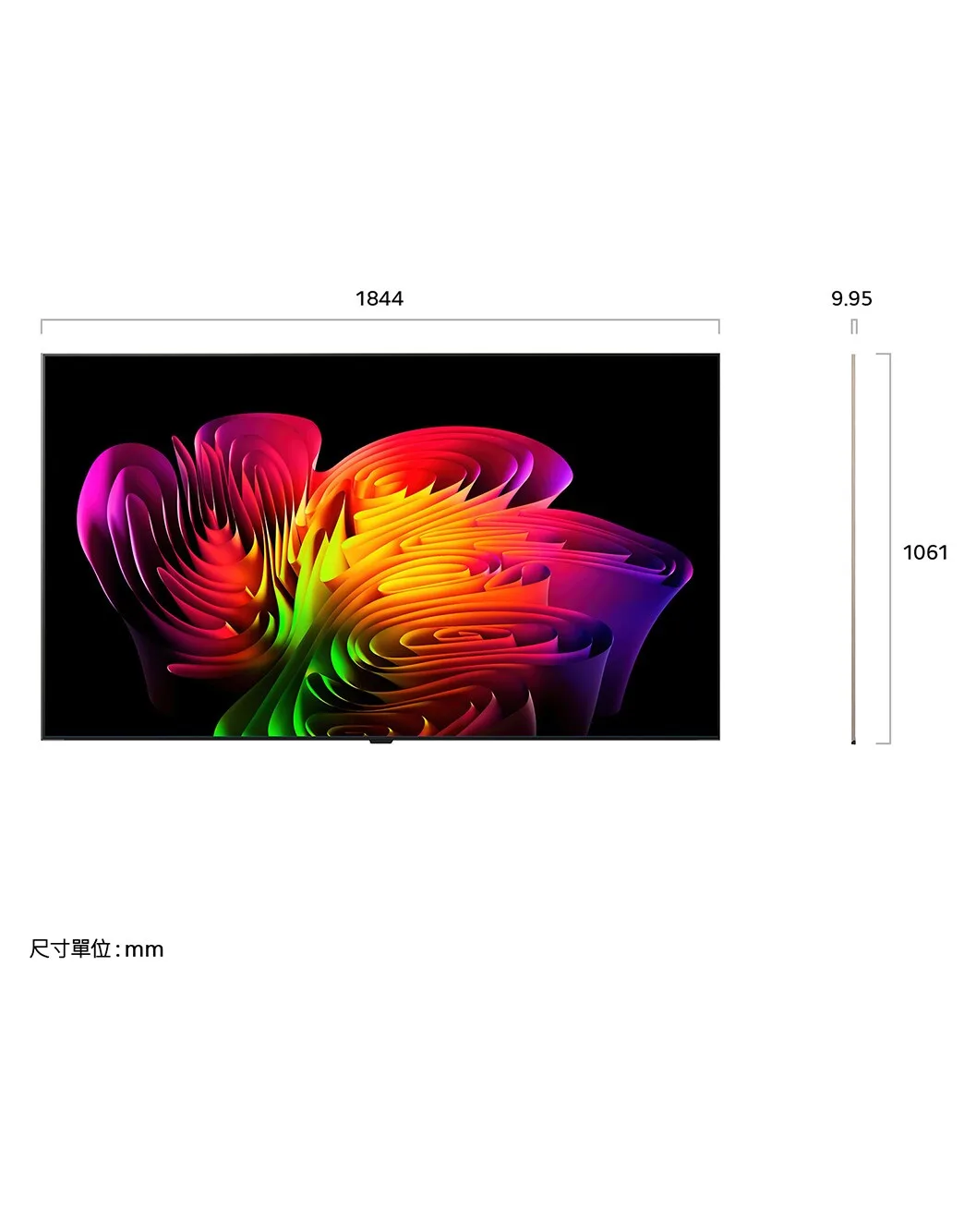 LG OLED83W6PTA 產品圖片 3